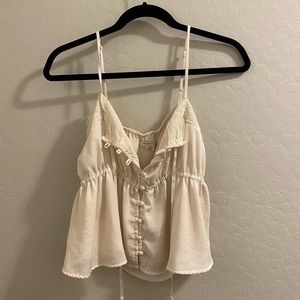 American Eagle White Tank Top